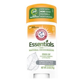 Arm & Hammer Deodorant 2.5 Ounce Essentials Unscented (73ml) (3 Pack)