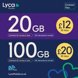 Lycamobile blank SIM No-contract SIM is ready and waiting for your next plan £1