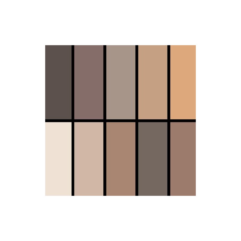 Palladio Eyeland Vibes Paleta de Sombras de Ojos 10 Tonos