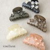 VingTAINE H-445 Basic Flower Hair Claw Small Flower Hair Accessory