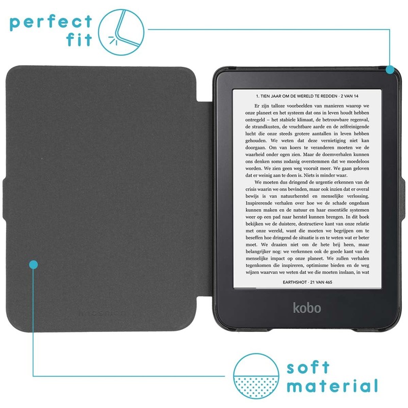 iMoshion Slim Hard Case with Sleep Cover for Kobo Clara