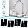 Hsmhose Kitchen Faucet Head Replacement 4 Modes, Pull Down Faucet