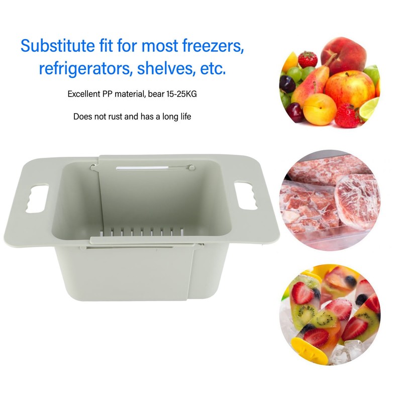 Chest Freezer Basket Deep Adjustable Storage Organizer Bin Divider Expandable
