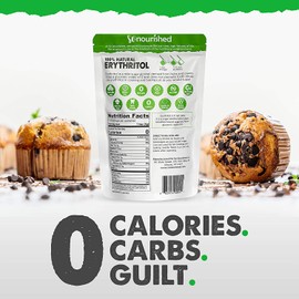 Erythritol Sweetener Granular - 1:1 Sugar Substitute, Keto - 0 Calorie, 0 Net Carb, Non-GMO (5 lbs / 80 oz)