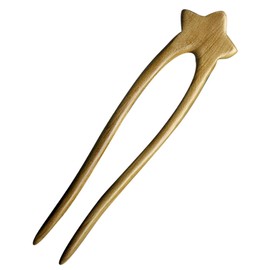 minkissy Wooden Hair Sticks Set u Shape Bun Chignon Pins for Thick Hair for Women