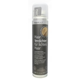 Hairfor2 Haarverdichtungsspray gegen lichtes Haar | Haarpuder | Streuhaar | Haarauffüller | Haarausfall | Haarverdichter (300ml, Mittelblond)
