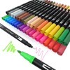 Jnyan Felt Tip Pens Dual Brush Marker, 36 Colours Fine