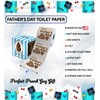 Printed TP Happy Fathers Day Cartoon Printed Toilet Paper Roll