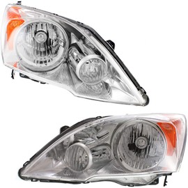 For 2007-2011 Honda CR-V Headlight Driver and Passenger Side DOT Certified HO2502129 HO2503129 | 33151-SWA-A01, 33101-SWA-A01 ;