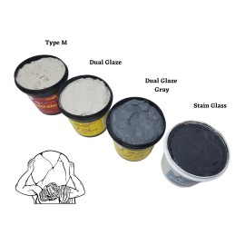 Sarco Dual Glaze Putty GRAY - 1 Gallon
