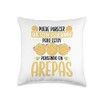 Arepa Maker Colombian Snacks Arepas Grill Arepa Flour Throw Pillow