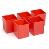 Pack of 10 Insert Boxes 63 mm A3 Red W