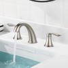 Bathroom Sink Faucet, Faucet for Bathroom Sink, Widespread Brushed Nickel