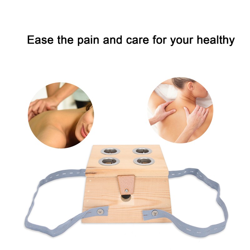 Wood Moxibustion Box Adjustable Temperature Moxibustion Therapy Healing Moxa Box4