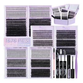 Kit De Extensión De Pestañas De Capacidad Extragrande
