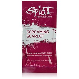 SPLAT Splat Hair Color 1.5 Oz Individual Packs Screaming Scarlet