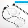 LAKJUOZ Pack of 4 Transparent Medical Eye Patches for Adults