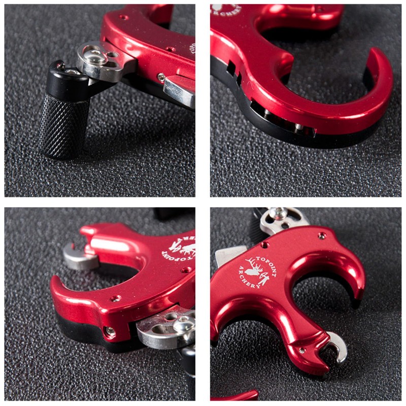 SHARROW Bow Release Aid 3/4 Fingers Automatic Archery Release Aluminium