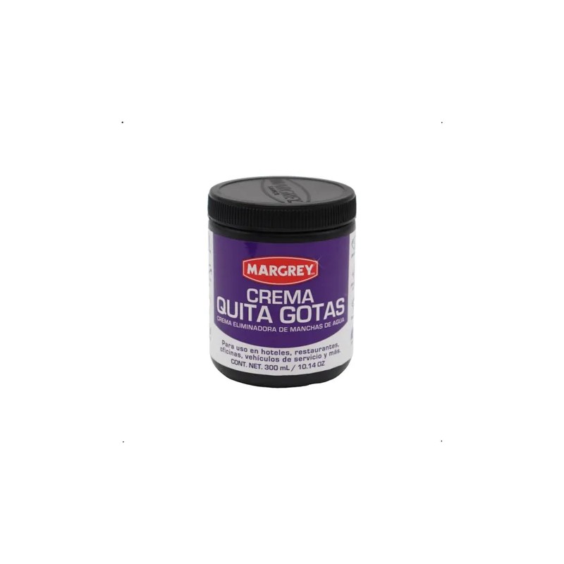Crema Quita Gotas P/parabrisas, Ventanales Margrey 300gr