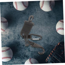 SUPVOX Baseball Equipment Hooks Baseball Gear Holder Reusable Hook Softball Stick Hanger Baseball Glove Softball Stick Holder Coat Hangers Glove Clips Polyester The Fence Helmet