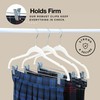 Home-it 10 Pack Velvet Hangers with Clips - Ivory Pants