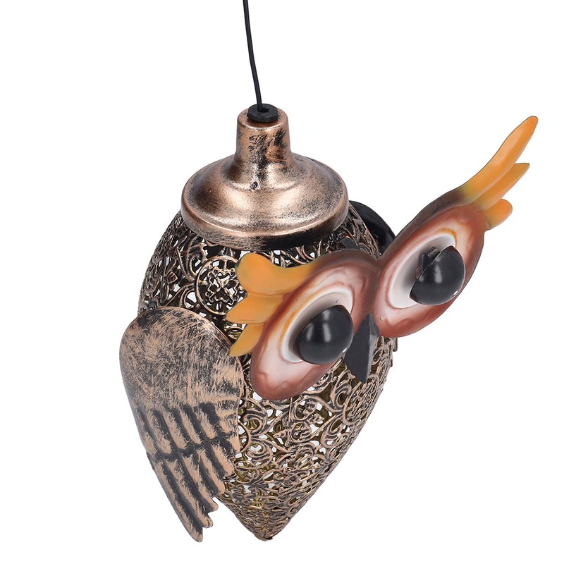 Hanging Solar Light LED IP55 Waterproof Night Owl Design Peaceful
