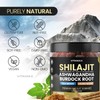 Organic Shilajit Gummies, Sea Moss, Ashwagandha, 105+ Trace Minerals –