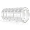 MEBMIK 6 Rolls 20mm x33m(108ft) Clear Heat Tape,Transparent High Temperature