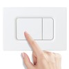 Dual Flush Actuator Plate for Wall Hung Toilet, Compatible with