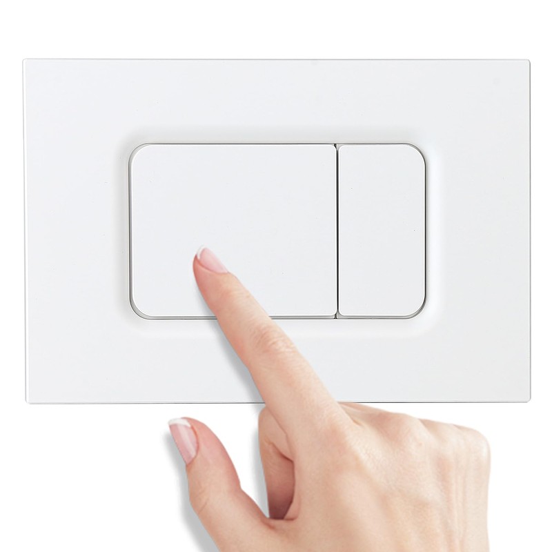 Dual Flush Actuator Plate for Wall Hung Toilet, Compatible with