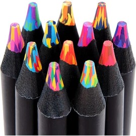 Muchcute Stocking Stuffers Art Supplies 12 Rainbow Colored Pencils