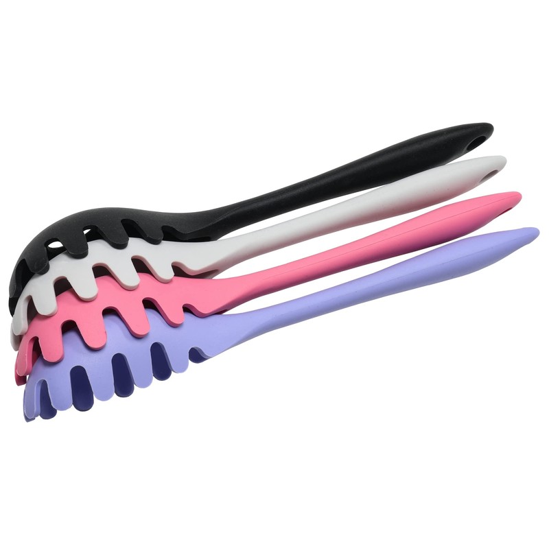 Chef Craft Premium Silicone Spaghetti/Pasta Fork, 11.5 inch, Pink