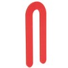 CRL Red 1/8" x 3-1/2" Plastic Horseshoe Shims