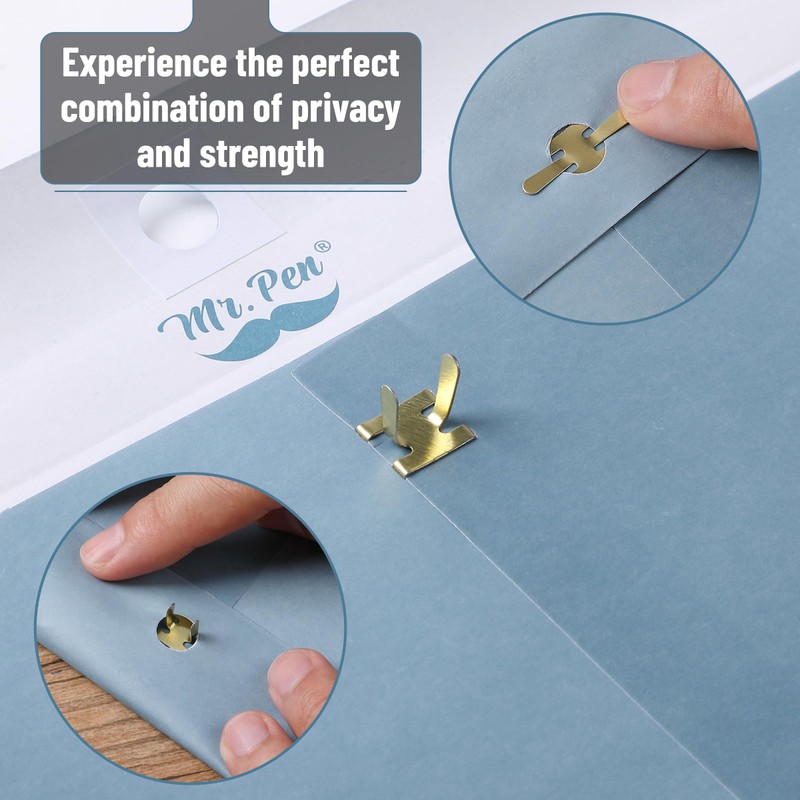 Mr. Pen- Clasp Envelopes, 18 Pack, 9" x 12", Blue,