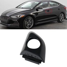 APESER Door Handle Cap Cover w/Key Hole Compatible with Hyundai Elantra 2017-2022,1PC Front Left Driver Side Door Handle Cover Replacement for 82652-F2010,Glossy Black
