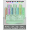 SABLUTE Wireless Keyboard and Mouse Combo, Ergonomic Wave with Wrist