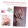 Baluue 2sets Manicure DIY Accessory Nail Art Decor No Glue