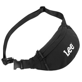 Lee Adjustable Fanny Packs for Women & Men, Water-Resistant Waist Belt Pack Crossbody Bag, Jet Black