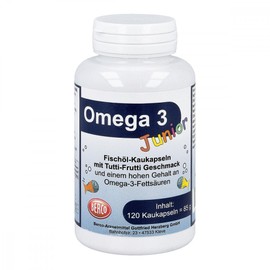 Omega 3 Junior Berco Chew Capsules Pack of 120