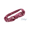 Motique Accessories Velvet Knot Headwrap with Pearls for Women and