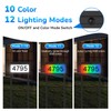 ZSYIQIXI Solar House Numbers For Outside，with Ground Stake - Solar