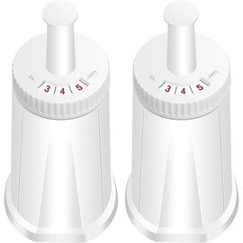 2 Pack Replacement Water Filter for Breville Barista Touch BES880, Barista Pro BES878, Oracle BES980/990, Dual Boiler BES920 & Bambino | BES008WHT0NUC1 | Reduces Limescale, Enhances Coffee Taste (2)