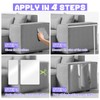 JINVOGREEN Large Cat Scratch Furniture Protector, 18 Pcs Clear Anti