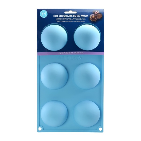 R&M International 9008 Semi-Sphere 2.5" Silicone Mold for Hot Chocolate