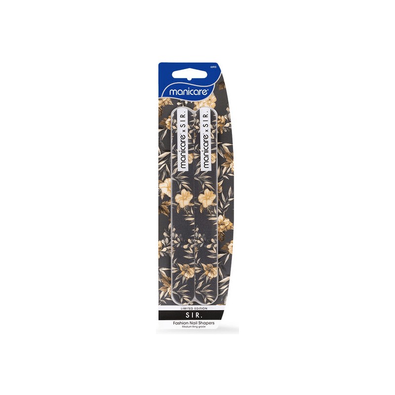 Manicare X SIR Nail Shapers Fashion Medium 180mm 2pk