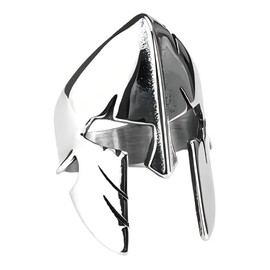 EENSYWEENSY Spartan Warrior Helmet Ring, Vintage Minimalism Stainless Steel Rings, Ancient Greek Knight Mask Jewelry Gift for Men (10)