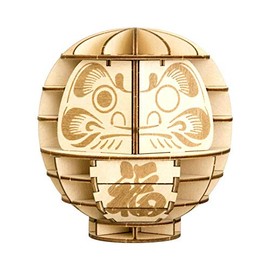 Azone Wooden Art Ki-Gu-Mi Daruma, Wooden 3D Puzzle