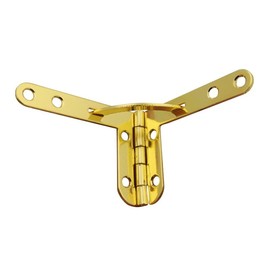 IIUUAYUVI 6pcs Aircraft Hinge Casket Hinge Wood Box Built-in Small Hinge Half Cover Support Hardware Accessories 31 X 43mm Hinges