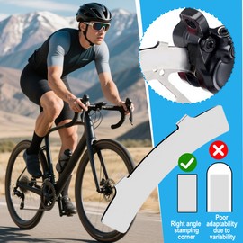 JUGUTA Pack of 3 Bicycle Disc Brakes, Adjustment Aid Made of Stainless Steel, Precise Blade for Mountain Bike Brake Discs, Bicycle Accessories, Bicycle Brak, Easy Brake Pads Adjustment Tool