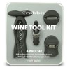 Rabbit 4 Piece Wine Tool Kit (Velvet Black)